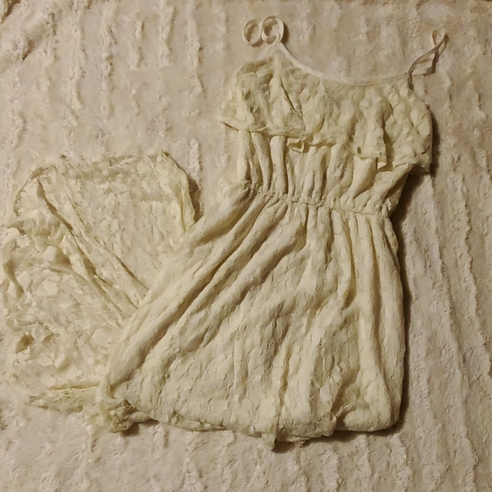 Small white lace dress